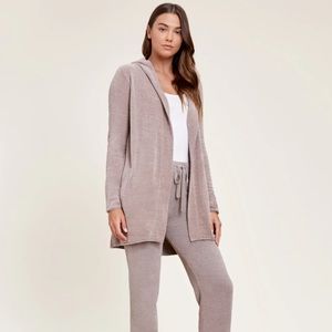 Barefoot dreams hooded cardigan *dark brown****not pictured